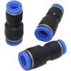 CNCTEC Riduttore pneumatico IQS, set da 3 pezzi, 6-8 mm, diametro tubo 6 e 8 mm, connettore ad aria compressa