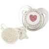 East-hai-buy Cartoon Corona A Forma Di Cuore Ciuccio per Bambini Ciuccio con Strass Bling Di Lusso Baby Doccia Regalo