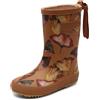 Bisgaard Fashion, Stivali da Pioggia Unisex-Bimbi 0-24, Camel Flowers, 23 EU