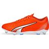 PUMA Play Mxsg, Scarpe da Calcio Uomo, Ultra Arancia Bianca Blu Glimmer, 40.5 EU