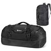 Ubon Borsone da Viaggio Grande Capacità Zaino con Spazio Vano Biancheria Ventilato Scomparto Scarpe Tasche Multiple Tote Borsa Sportiva Palestra Campeggio Spiaggia Blu 80L