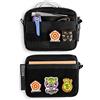 TACTICAL_GEEK Storage A3 EDC Mini Pochette, Piccola Tasca Porta-Attrezzi, Pochette Molle Per Uomo Uso Quotidiano, Portamonete In Nylon, Borsa Compatta Multiuso, Nero