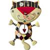 Enesco Allen Designs C602 Orologio Gatto-Cuore Resina, Design di Michelle Allen, 33.5 cm