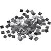 INNSPIRO Paillettes quadrate argentate 5 mm. 14 g.