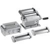 Marcato GS-MULTIPAST Macchina per Pasta Manuale con Accessori, acciaio cromato, Argento