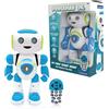 Lexibook - Powerman Jr. Robot Giocattolo interattivo Intelligente Che Legge nella Mente Giocattolo per Bambini Balla, Suona Musica Quiz sugli Animali STEM Telecomando programmabile Boy Robot Junior