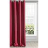 Eurofirany LOGAN Tenda Oscurante Extra Lunga - 1 Unità, Occhielli, Blocco della Luce, Oscuramento della Stanza, Camera da Letto, Soggiorno, 135x250 cm, Rosso