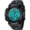 BEN NEVIS Orologio Digitale da Uomo Orologio Sportivo Militare 5ATM Impermeabile Cronografo Militare Orologio da Polso per Uomo con Retroilluminazione a LED Sveglia Data/Antiurto