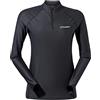 Berghaus T-Shirt Tecnica Strato Base 24/7 Mezza Zip Manica Lunga Donna