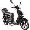 Tecnobike Shop Bici Elettrica a Pedalata Assistita Biciclette Elettroniche Alimentate Z-Tech ZT-09-AL 250w 12Ah Batteria al Litio (Nero)