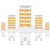 RANBOO G9 LED 10W equivalenti a 80W, Bianco Caldo 3000K 800LM, Non-Dimmerabile, AC 220-240V, Nessun Sfarfallio, Mini Ceramica Lampadina G9, 5 Pezzi