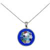 Linea Italia Venetiaurum - Collana per Donna Con Pendente Murrina In Vetro Originale Di Murano E Argento 925 - Gioiello Made In Italy Certificato
