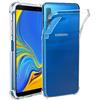 ebestStar - Cover per Samsung A7 Galaxy 2018 SM-A750F, Custodia Silicone Trasparente, Protezione TPU Antiurto, Bordi Rinforzati, Trasparente
