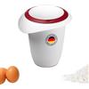 Westmark Ciotola alta con coperchio in due parti, 1 l, Con beccuccio, Plastica, Bianco/Rosso, 3151227R