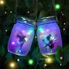 MLOQI 2 Lanterne Solari da Esterno Fata da Collezione Luci per Bottiglie di Vetro, LED Lanterna Solare da Esterno Lampada Solare da Giardino (Colore)