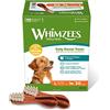 WHIMZEES Spazzolini da denti L, Fondo Mensile, 30 Pezzi - Taglia L, Snack per Cani di Taglia Grande, Naturali & Senza Cereali, Vegetariane, Senza Zuccheri Aggiunti