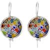 Venetiaurum - Orecchini Murrina per Donna In Vetro Originale Di Murano E Argento 925 - Gioiello Made In Italy Certificato