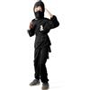 Ciao- Black Ninja Costume Travestimento Bambino (Taglia 5-7 Anni), Colore Nero, 7-9, 61105.L