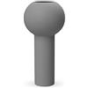 Cooee Design - Vaso Pillar in ceramica, 17 cm, colore: grigio