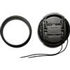Generic Filtro protettivo UV da 55 mm e copriobiettivo da 55 mm compatibile per Nikon D3500 D5600 kit AF-P 18-55 mm (1+1 confezione)