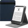 HoYiXi Custodia universale per 6'' PocketBook/Tolino/Sony E-Book Reader 6'' Nuovo Kindle 2022 & 2019/Kobo Clara HD/Kobo Clara 2E/Kobo Nia/PocketBook Basic 4/Touch Lux 5 pelle Cover con supporto, blu