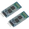 TECNOIOT 2pcs HC-06 Modulo Inalambrico Arduino HC06 Bluetooth con base Slave para Arduino