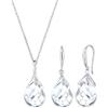Elli Set Collana e Orecchini da Donna in Argento 925