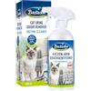 Bactador Anti-Odore Microbiologico Per Cassetta Igiencia 500 ml - Pronto Per L'Uso - Detergente Enzimatico Biologico Contro L'Urina Di Gatto, Odori Di Animali - Per L'Ambiente Domestico E Animale