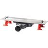 Wirquin 30723944 - Canovello doccia all'italiana Venisio Slim+ L.300 mm con griglia reversibile in acciaio inox, cromato