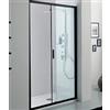 Tamanaco Box Doccia Porta Scorrevole Rapid Nero cm 150