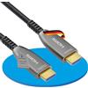 Sonero® Cavo 8K-HDMI 2.1, cavo ibrido in fibra ottica, risoluzione fino a 8K 60 Hz (7680 x 4320) / 4K 120Hz (3840 × 2160), supporto HDCP 2.2, antracite, 50 metri