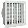 La Ventilazione GCSIB1818120 Griglia Incasso per Camini, Alluminio Verniciato Bianco, 180 x 180 mm