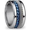 BERING Arctic Symphony Collection Mississippi 8 - Anello da donna in acciaio inox, finitura lucida, color argento
