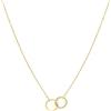 Tamaris collana per donna, Halsschmuck con Infinity Anhängern, wasserfest in acciaio inossidabile, Gold