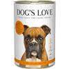 DOG'S LOVE - TACCHINO CON MELE, ZUCCHINE E OLIO DI NOCI, SENZA CEREALI 400g