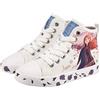 Geox Jr Ciak Girl F, Sneakers Bambine e ragazze, Multicolore (White/Multicolor), 34 EU