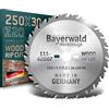 Bayerwald Werkzeuge Bayer foresta - HM lama per sega circolare - Ø 250 mm - 3,2 mm - 30 mm | Denti Alternati (20 denti) | Grobe, Rapid zuschnitte - Legna Da Ardere & legno materiali | con kombine Ben fori