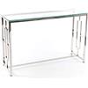 Kulunka Deco Consolle, Argento, 120 x 40 x 78