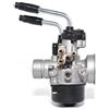 Easyboost Carburatore 17,5 mm Tipo PHBN Starter Cavo per MBK Booster Nitro Stunt Mach-G Jog-R Jog-R Bw's Minarelli verticale orizzontale AM6 Derbi TZR XP6 Rieju Beta Carbu Scooter 50cc