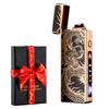 Dachance Accendino elettrico personalizzato regalo antivento ricaricabile USB doppio arco per campeggio regalo di San Valentino