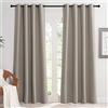 KGORGE Tende Oscuranti Soggiorno Moderne 2 Pezzi L 140 x A 220 CM Curtains Cameretta Bambina con Anelli Tenda Termica Isolante per Salotto Eleganti, Sabbia
