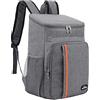 smatime 23L Zaino Termico Zaini da Picnic, Pranzo Zaino Impermeabile Borsa Termica Borsa Porta Pranzo, Termico Frigo per Alimenti Mantenere Caldo o Freddo, Borsa Frigo Isoterma per All'Aperto Viaggio (Grigio)