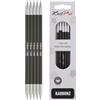 KnitPro - Set di Ferri da Maglia, 5,00, 15 cm, in Fibra di Carbonio