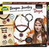 Lena 42303 Dragon Jewelry, set di gioielli artigianali con collana con amuleto, braccialetto di perle e accessori per capelli magici, gioielli fai da te con drago, set creativo alla moda per bambini a