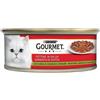 Gourmet Red Fettine per Gatto da 195 gr Gusto Verdure Coniglio e Rognone