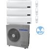 Samsung Climatizzatore Condizionatore Samsung WINDFREE AVANT R32 Wifi Trial Split Inverter 9000 + 12000 + 12000 BTU con U.E. AJ080TXJ4KG/EU NOVITÁ Classe A++/A+