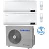 Samsung Climatizzatore Condizionatore Samsung CEBU R32 Wifi Dual Split Inverter 9000 + 9000 BTU con U.E. AJ052TXJ3KG/EU NOVITÁ Classe A+++/A++