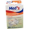 Med's Farmacerotto - Cerotto Strips Tnt Delicato Assortiti, 20 Pezzi