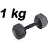 Toorx Fitness Manubrio Esagonale Gommato - 1 kg. Linea Toorx Absolute AMEG-1