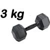 Toorx Fitness Manubrio Esagonale Gommato -3 kg. Linea Toorx Absolute AMEG-3